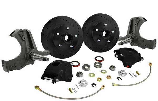1960-62 Chevy C10, GMC C15 Truck "BLACKOUT" Disc Brake Conversion, 5 Lug - Image 3
