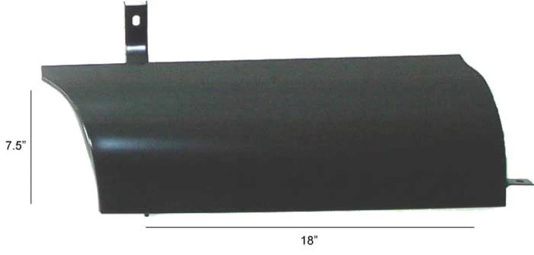 1947-53 Chevy & GMC Running Board Splash Apron, Shortbed Stepside - Image 5