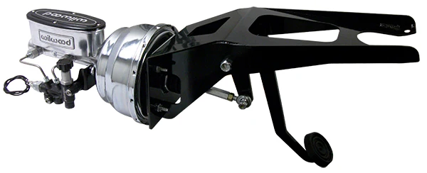 1947-53 Chevy, GMC Truck Chrome Power Brake Booster with Wilwood Master Cylinder, Firewall Mount - Image 2