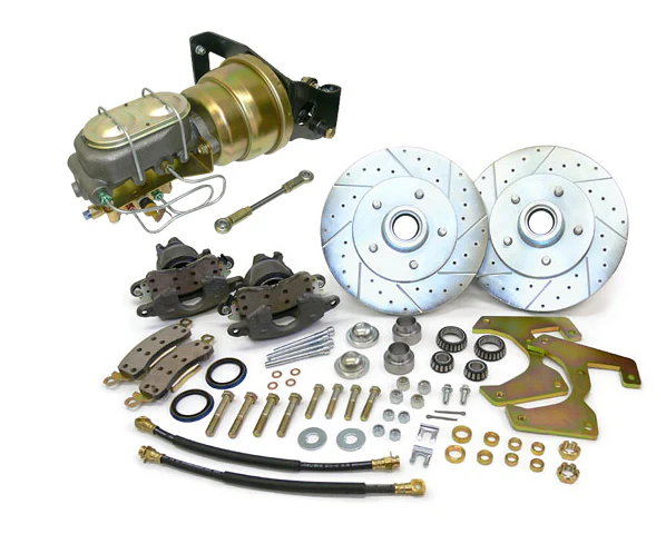 1948-52 Ford F-1 Truck Power Disc Brake Conversion Kit, Firewall Mount Booster, 5.5" Bolt Pattern - Image 2