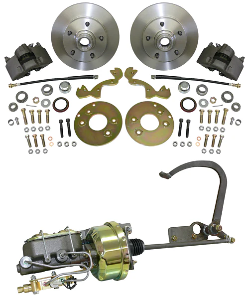 1949-51 Ford Car, Front Power Disc Brake Conversion Kit, Complete - Image 2