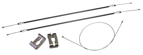 1949-54 Chevy Sedan, Emergency Brake Cable Set, Rear Disc - Image 3