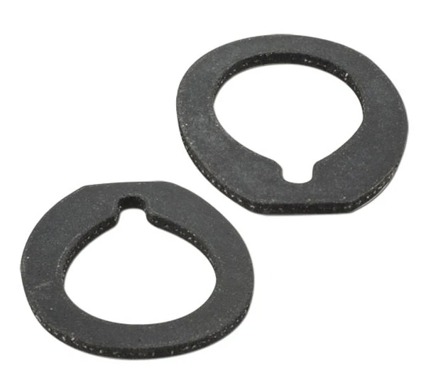 1954-55.1 Chevy/GMC Truck Wiper Tower Bezels Gaskets, Pair - Image 2