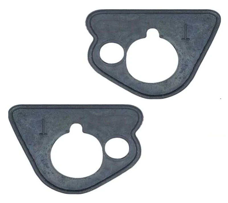 1955.2-59 Chevy/GMC Truck Wiper Tower Bezels Gaskets, Pair - Image 2