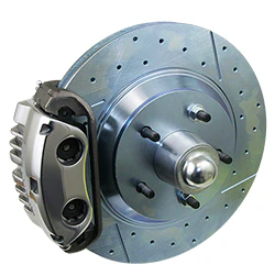 1955-57 Chevy Belair 13" Disc Brake Conversion, Dual Piston Calipers, Drop Spindles - Image 9