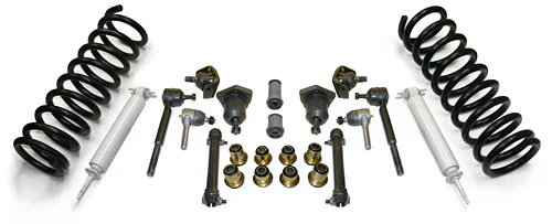 1955-57 Chevy Belair Front Suspension Rebuild Kit, Super Deluxe with Polyurethane Bushings - Image 3