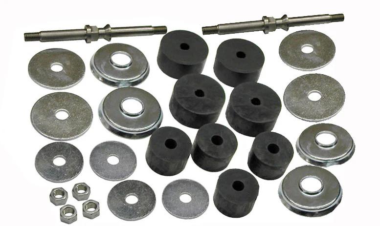 1955-57 Chevy Belair Original Style Front Motor Mount, Set - Image 3