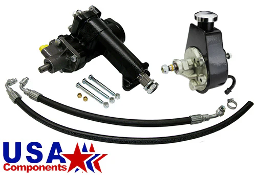1955-57 Chevy Belair Power Steering Conversion Kit, 600 Series Gear Box - Image 2