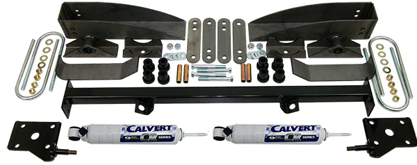 1955-57 Chevy Belair Rear Leaf Spring Relocation Kit - Deluxe - Image 2