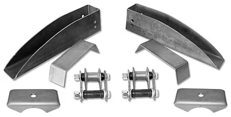 1955-57 Chevy Belair Rear Leaf Spring Relocation Kit - Deluxe - Image 4