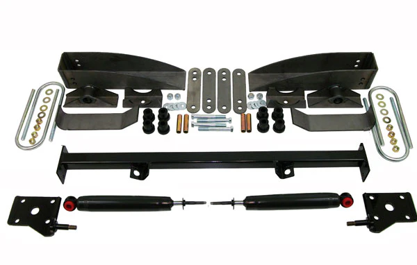 1955-57 Chevy Belair Rear Leaf Spring Relocation Kit - Deluxe - Image 6