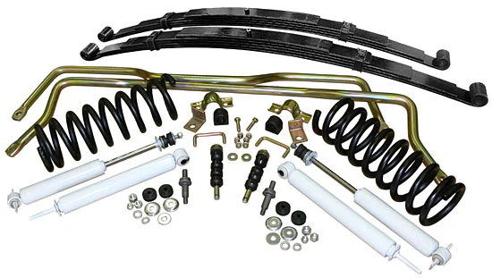 1955-57 Chevy Belair, Suspension Kit, Stage 2 with Coil Springs and Leaf Springs - Image 2