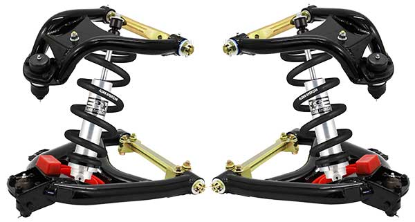 1955-57 Chevy Belair Tubular Control Arm & Aldan Coil Over Suspension Kit, Stage 3+ - Image 2