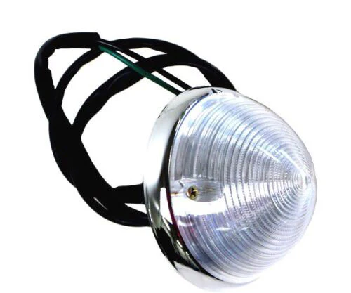 1955-57 Chevy Truck Parking Lamp Assembly, 12 Volt, Clear Lens - Image 2
