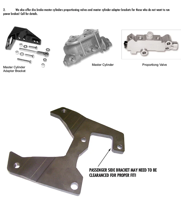 1955-59 Chevy, GMC Truck Power Disc Brake Conversion, 6 x 5.5" Bolt Pattern - Image 5