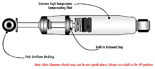 1955-59 Chevy GMC Truck Rear Western DS2 Shock Absorber - Image 3
