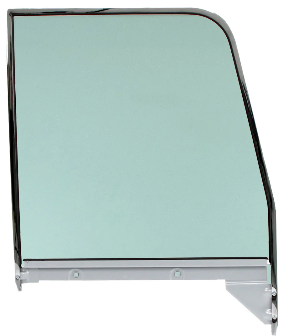 1955-59 Chevy & GMC Truck Replacement Side Door Glass with Chrome Frame - Image 6