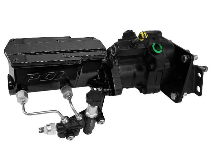 1958-65 Chevy Impala Hydropower Power Brake Booster, Black POL or Wilwood Master Cylinder - Image 5