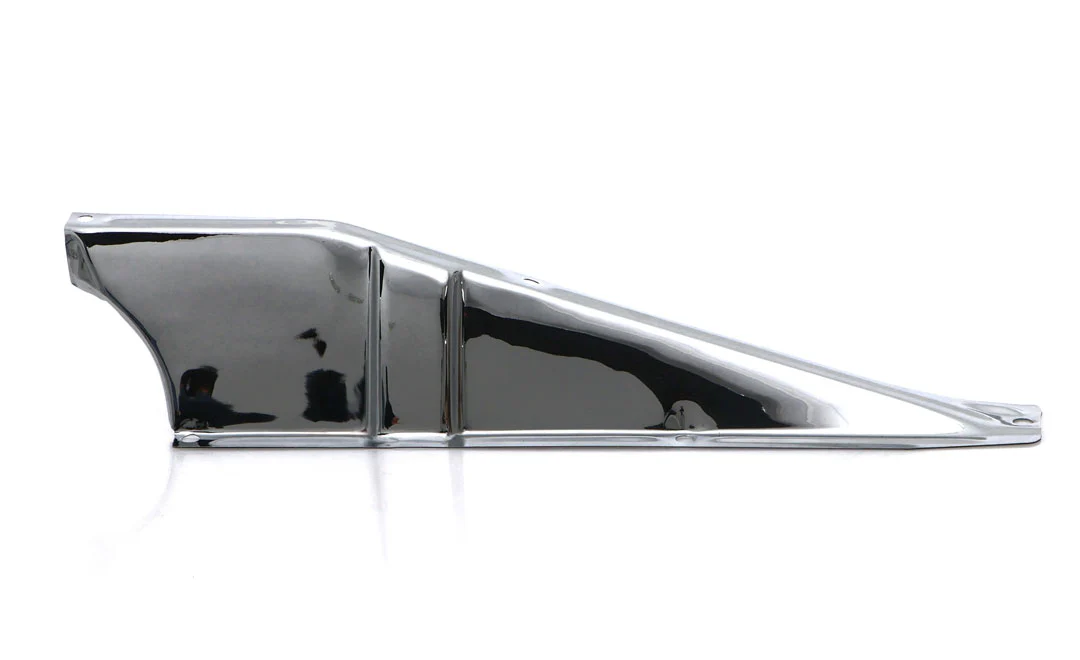 1960-66 Chevy & GMC Truck Radiator Core Support Upper Baffle, Chrome - Image 7