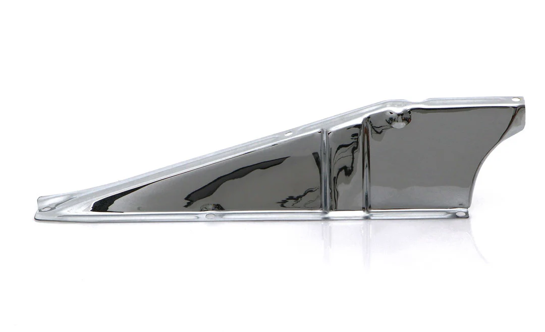 1960-66 Chevy & GMC Truck Radiator Core Support Upper Baffle, Chrome - Image 8