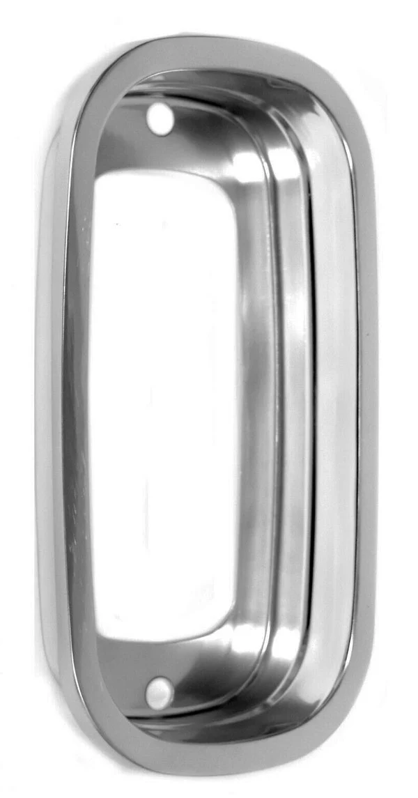 1960-66 Chevy Truck Tail Light Bezel, Fleetside, Aluminum - Image 2