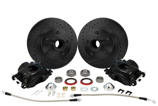 1960-72 Chevy C10, GMC C15 Truck "BLACKOUT" Disc Brake Wheel Component Kit, 5-Lug - Image 4