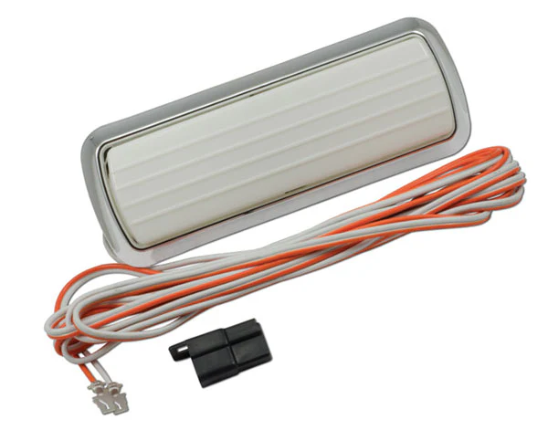 1960-72 Chevy  / GMC Truck Interior Dome Lamp Assembly, Chrome Base - Image 2