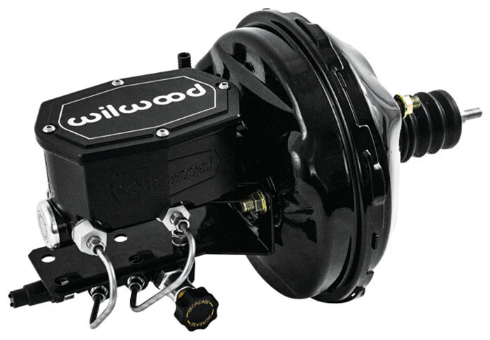 1962-67 Chevy Nova Black Out Power Brake Booster with Wilwood Master Cylinder - Image 2