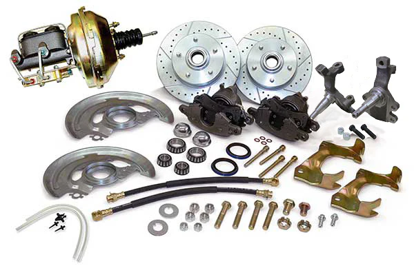 1962-67 Chevy Nova Power Disc Brake Conversion Kit, 2" Drop Spindles - Image 2