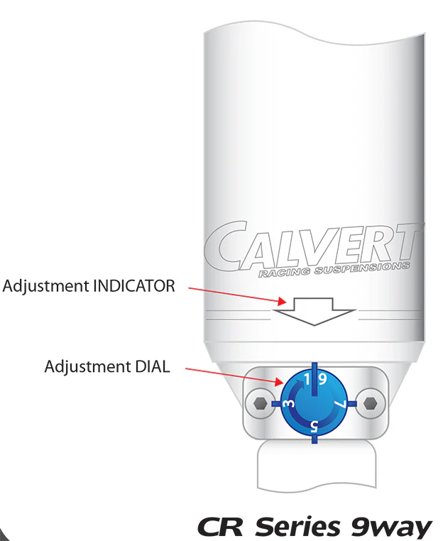 1962-67 Chevy Nova Calvert Rear Shock - Image 3