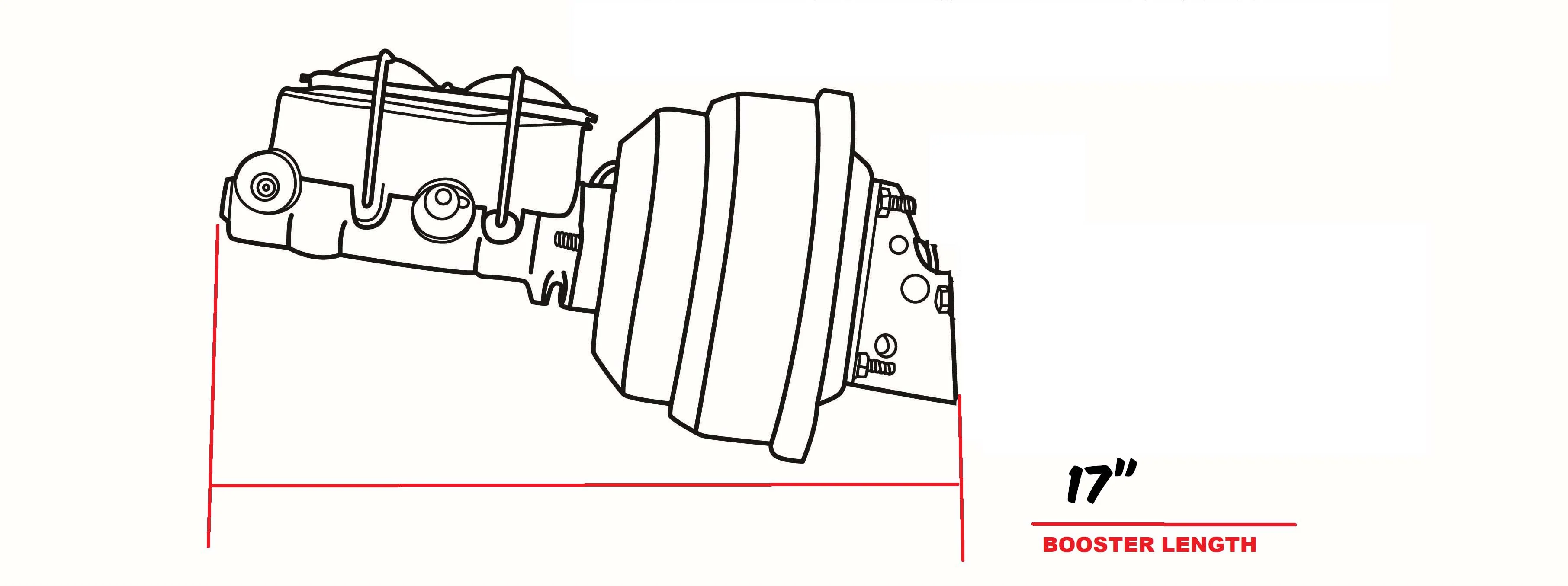 1962-74 Mopar, Dodge, Chrysler, Plymouth Car Power Brake Booster Kit - Image 6