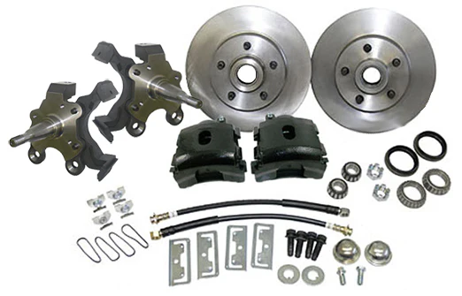 1962-74 MOPAR, Dodge, Plymouth Disc Brake Conversion Kit, 2" Drop Spindles - Image 3