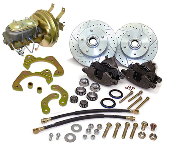 1963-64 Chevy Corvette Power Front Disc Brake Conversion Kit, Large GM Calipers - Image 5