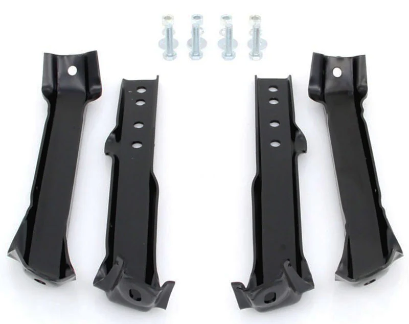 1963-66 Chevy & GMC Rear Bumper Bracket Set, Stepside - Image 3
