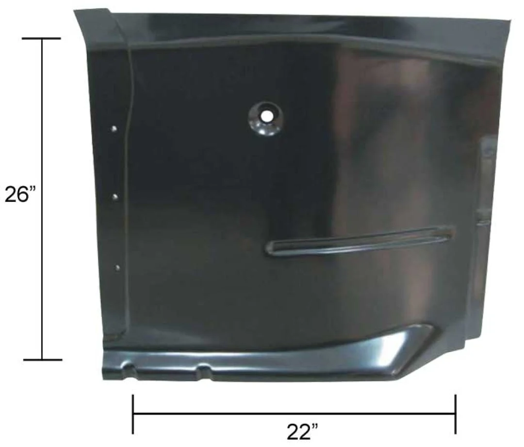 1963-66 Chevy & GMC Truck Front Cab Floor Half - Image 5
