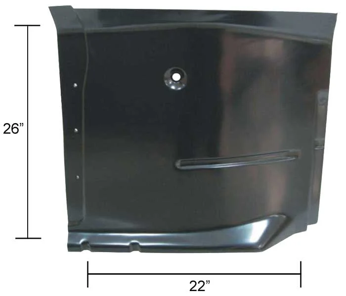 1963-66 Chevy & GMC Truck Front Cab Floor Half - Image 7
