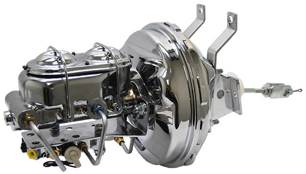 1963-67 Chevy Corvette Chrome Power Brake Booster Kit - Image 2