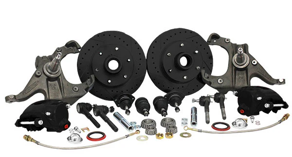 1963-70 Chevy C10, GMC C15 Truck "BLACKOUT" Disc Brake Conversion, Deluxe 6 Lug - Image 5