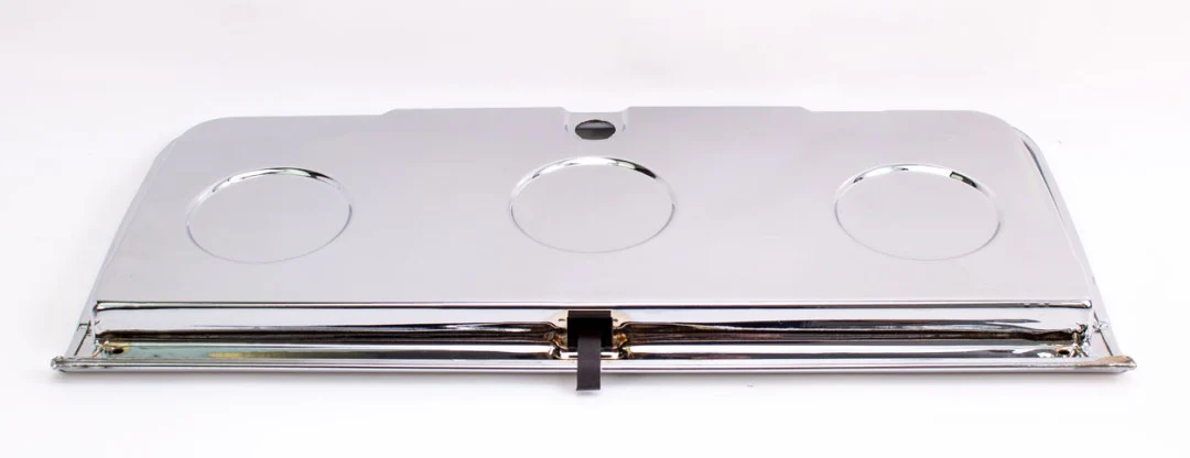 Glove Box Door, 1964-66 Chevy Truck, Chrome - Image 3