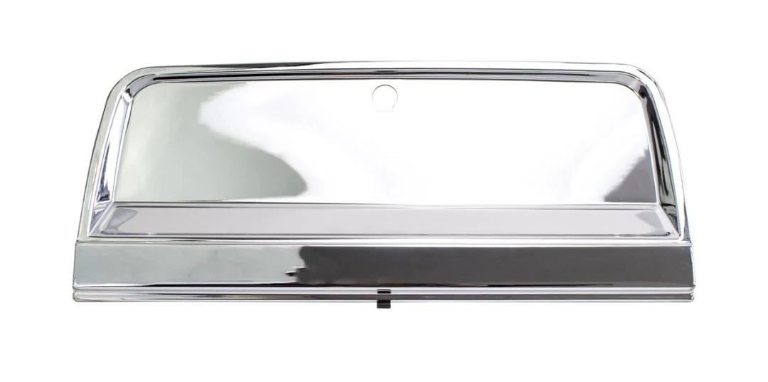 Glove Box Door, 1964-66 Chevy Truck, Chrome - Image 4