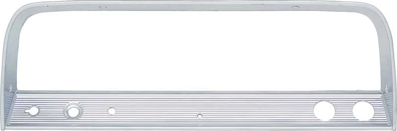 1964-66 Chevy Truck Instrument Cluster Bezel, Chrome - Image 3