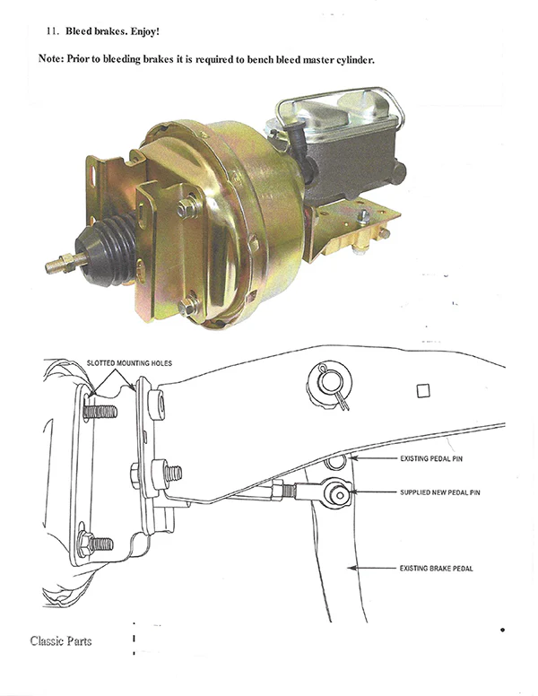 1964-66 Ford Mustang Power Brake Booster Kit - Image 5