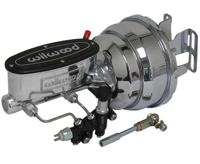 1964-72 Pontiac GTO Chrome Power Brake Booster with Wilwood Master Cylinder - Image 6