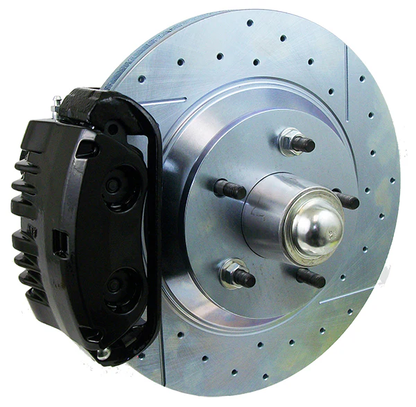 1964-72 Pontiac GTO,  LeMans and Tempest Disc Brake Conversion, 13" Rotors, 2" Drop Spindles - Image 4