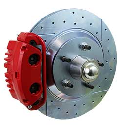 1965-70 Chevy Impala 13" Disc Brake Conversion, Dual Piston Calipers, Drop Spindles - Image 6