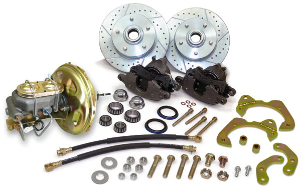1967-68 Chevy Impala Front Power Disc Brake Conversion Kit, D52 GM Caliper - Image 3