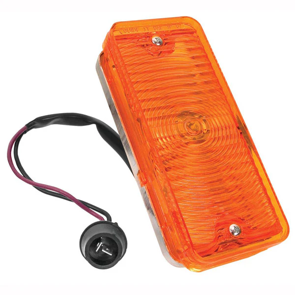 1967-68 Chevy Parking Lamp Assembly, Amber - Image 3