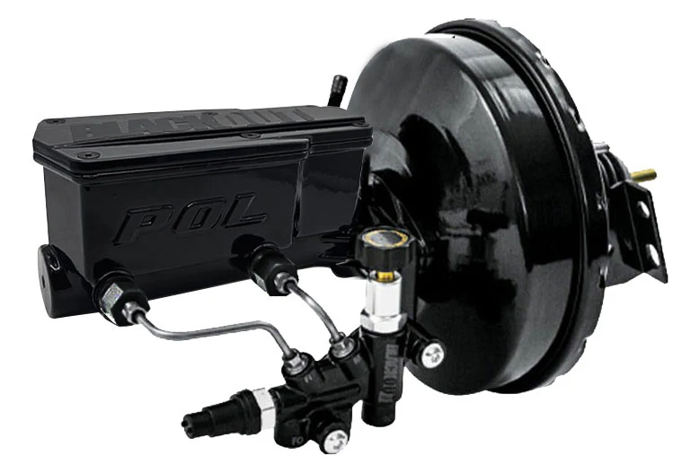 1967-69 Chevy Camaro Black Out Power Brake Booster with POL or Wilwood Master Cylinder - Image 4