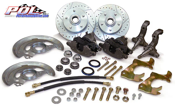 1967-69 Chevy Camaro Disc Brake Conversion Kit, OEM Spindles - Image 2