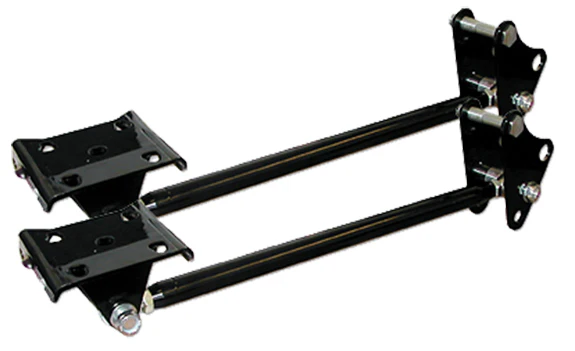 1967-69 Chevy Camaro Traction Bar with Shock Relocation Kit and 9-Way Adjustable Drag Shocks - Image 3